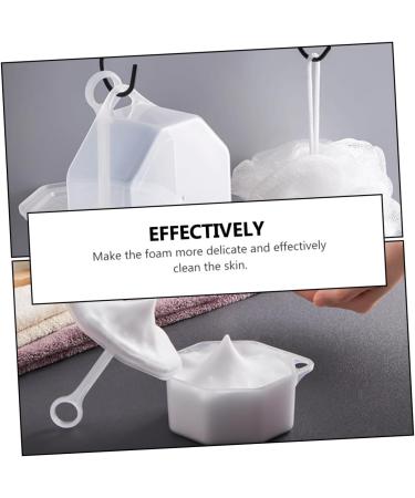 Healeved 2 Sets Faux Buns Oil for Face Bubble Maker Face Wash Face Wash Foamer Maker Face Tools for Skincare Oil for Face Korean Foaming for White Pp Foaming Agent Cute - Buy Online on GoSupps.com