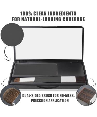 VOLLUCK Root Touch up Powder Long-lasting Hairline Powder for Men Women Waterproof Root Cover up for Hairline Bald Spots 8g (Black) - Buy Online on GoSupps.com