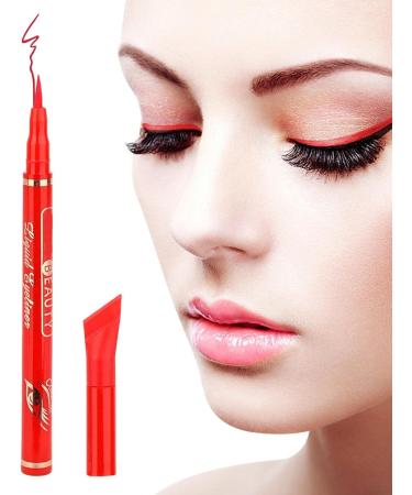 1/12 Colors Liquid Eyeliner Set Eyeliner Set Pigmented Rainbow Colorful Neon Eyeliner Pencil Waterproof Eye Shadow Pencil Long Lasting Wingtail Eyeliner for Mom Wife Girlfriend 02# - Buy Online on GoSupps.com