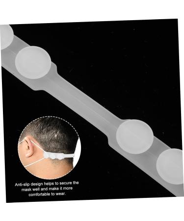 MARMERDO 10 Pcs Adjustable Mask Hook Earrings | Silica Gel Ear Expanders - White - Buy Online on GoSupps.com