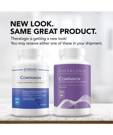 Companion Daily Multivitamin Supplement for Men & Women 50+ | Iron-Free with Vitamin K & D | 90-Day Supply | USA Made - NSF Certified - Buy Online on GoSupps.com