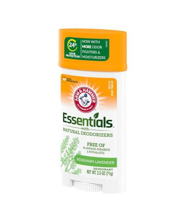 ARM & HAMMER Essentials Natural Deodorant Fresh 2.50 oz (Pack of 12) Rosemary Lavender 2.5 Ounce (Pack of 12) - Buy Online on GoSupps.com