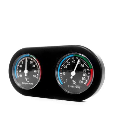 Wooden Collection 2 in 1 Reptile Terrarium Tank Temperature Hygrometer for Reptile Terrarium Lizard Tortoise Spider Chameleon A01 - Buy Online on GoSupps.com