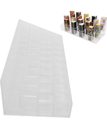 OKAT Acrylic Lipstick Organizer 36 Storage Slots Safe and Durable Transparent Acrylic Lipstick Holder for Women's Cosmetic Makeup - Buy Online on GoSupps.com