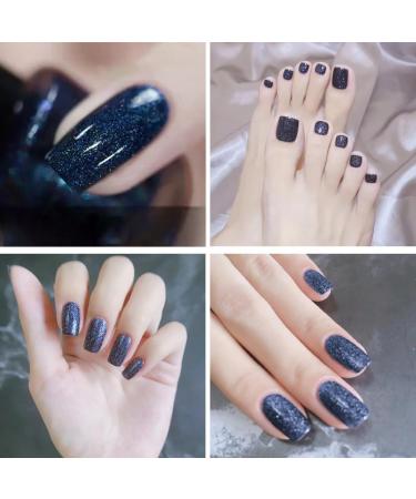 Glitter Nail Polish Holographic Nail Varnish Diamond Glitter Quick Dry Nail Polish No UV Lamp Curing Long Lasting Chip Resistant Non-Toxic Quick Drying Salon Manicure At Home Manicure (LS-14) - Buy Online on GoSupps.com