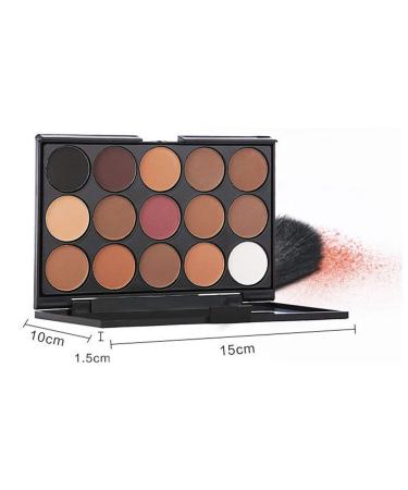 Jascherry 15-Color Shimmering Eyeshadow Palette | Sleek Powder Makeup | Rich & Vibrant Shades - International Shipping Available - Buy Online on GoSupps.com