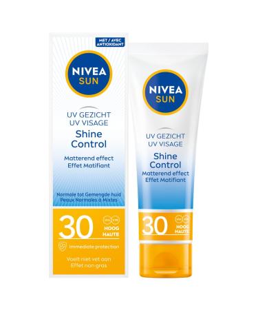 Beiersdorf AG NIVEA SUN Face Shine Control Sunburn Face SPF 30 Mattifying Effect Sunscreen Sun Protection 50 ml