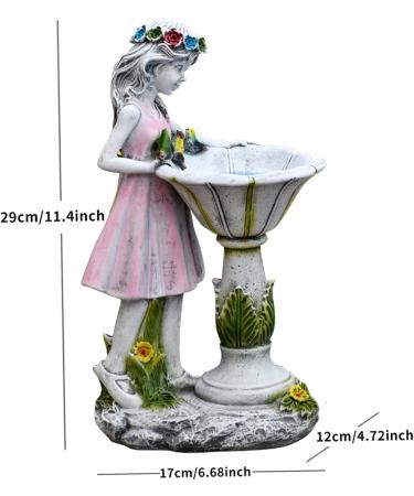 Solar Fairy Statue Solar Fairy Garden Ornaments Outdoor Solar Lights Fairy Figurine Resin Angel Garden Ornaments for Patio Yard Lawn Porch Decor - Buy Online on GoSupps.com