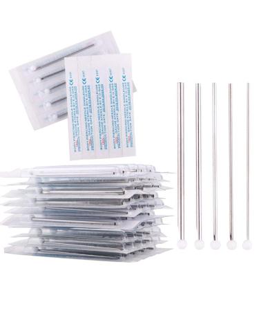 Ear Nose Piercing Needles - TC Mix body piercing needles 12g.14g.16g.18g.20g Individualized Package for Piercing Needle Supplies Piercing Kit (50 MIX) 50 Piece Assortment