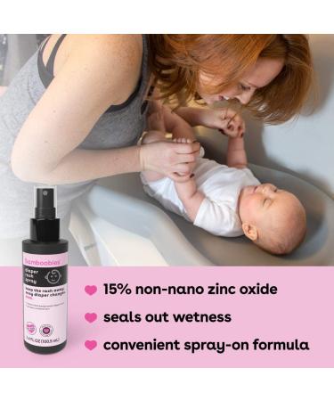Bamboobies Baby's Diaper Spray  Comfort and Protect Your Baby's Bottom  Made with Natural Ingredients  3.4 Oz Spray Bottle  Made in the USA DIAPER RASH SPRAY - Buy Online on GoSupps.com