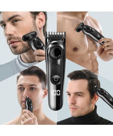 Multifunctional Hair Clippers for Men | 5-in-1 Electric Shaver & Nose Hair Trimmer Set - International Shipping - Buy Online on GoSupps.com