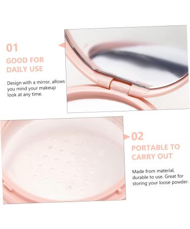Healeved 2pcs Makeup Case Refillable Loose Powder Case Loose Powder Containers Powder Holder 1 g (Pack of 1) Pinkx2pcs - Buy Online on GoSupps.com