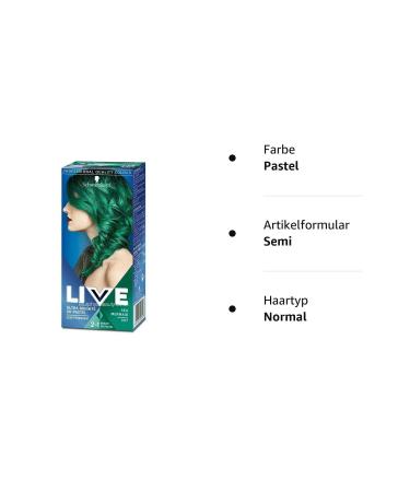 Schwarzkopf LIVE Ultra Brights Pastel Sea Mermaid 097 - 1 Piece (1 Pack) | Vibrant Hair Color for International Shipping - Buy Online on GoSupps.com