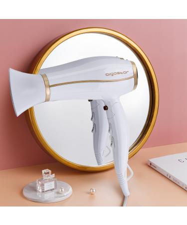 Aigostar Luna Professional Hair Dryer 2200W Negative Ion 2 Speed 3 Temperature Levels + Cold Air Button Folding Handle - Buy Online on GoSupps.com