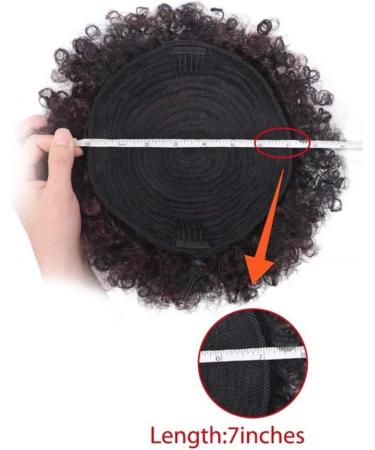Hair Bun Hairpiece for Women Brazilian Updo Afro Puff Human Hair Bun Chignon Hairpiece Short Drawstring Ponytail Kinky Curly Clip in Non-Remy Hair Ponytail Extensions Hair Chignons(6inch) - Buy Online on GoSupps.com