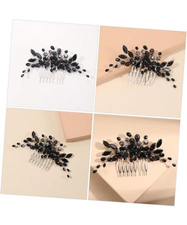 Healeved Decorative Hair Comb Rhinestone Bobby Pins Rhinestone Flower Headpiece Wedding Bridal Hair Comb Headdress Rhinestone Hair Comb for Women Blue Hair Clips Christmas Hair Comb Crystal - Buy Online on GoSupps.com