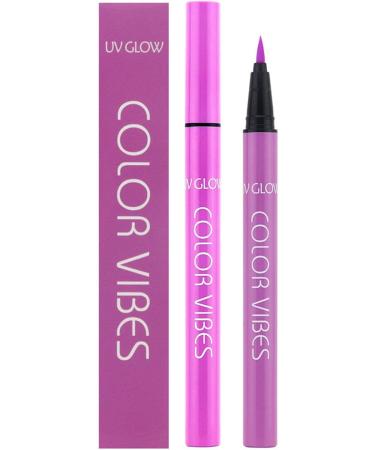 Neon Liquid Eyeliner - Colorful Waterproof Smudge-Proof Neon Liquid Eyeliner - Colorful Eyeliner for Halloween Parties Eye Face Body Paint Makeup Shakven Purple D - Buy Online on GoSupps.com