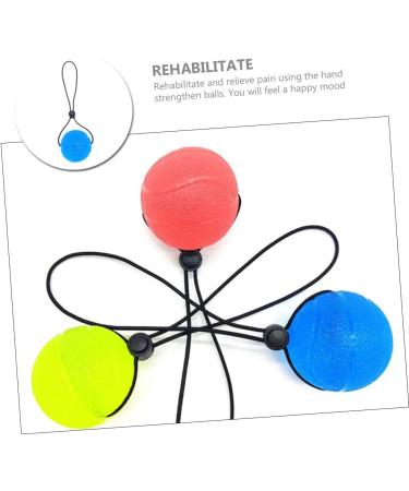 Beaupretty 5-piece Handgrip Strength Training Ball Set - Stress Relief Fitness Equipment for Men & Women - TPE 20x5cm - Buy Online on GoSupps.com