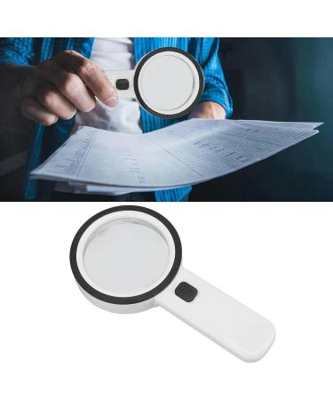 Portable 30X Double Glass Lens Handheld Large Banknote Inspection 12 LED Illuminated Lighted Magnifier for Reading Antique Full of Stars - Buy Online on GoSupps.com