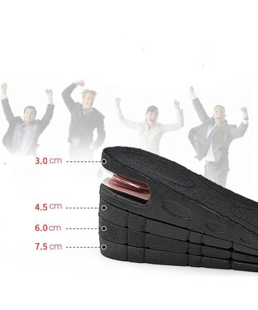Men's Shoe Lifts Height Increase Insoles - Air Cushioned Taller Shoes Inserts (2 Pack) - Buy Online on GoSupps.com