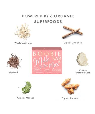 Boobie Bar Superfood Lactation Bars - Fenugreek-Free, Gluten-Free, Dairy-Free, Vegan Snacks for Increased Milk Supply - Oatmeal Chocolate Chip (1.7oz, 6 Count) - Buy Online on GoSupps.com