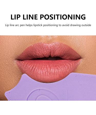 Winged Eyeliner Stencil - Portable Eye Liner Shadow Stencil | Eyeliner Guide Tool | Winged Tip Eyeliner Aid | Multifunctional For Eyes Eyeshadow Mascara Shield Eyelash Lips Purple - Buy Online on GoSupps.com