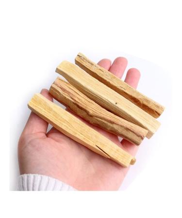 Natural gem.1 pack natural rough wooden strip sandal wood burning incense sticks peru resin yoga meditation therapy treatment (color: 2pcs)
