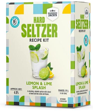 Mangrove Jacks Hard Seltzer Kit - Lemon & Lime Splash | Make Your Own Refreshing Beverage - Buy Online on GoSupps.com