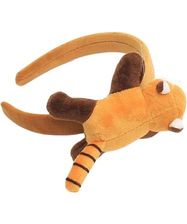 amangul Cute 3D Animal Hairhoop Plush Raccoon Hairband Funny Party Headband Birthday Party Headwear Women Face Washing Headband(Light Brown) - Buy Online on GoSupps.com