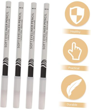 PLAFOPE 12pcs Lying Silkworm Eyeliner Cosmetics Pencils Highlighter Eyeliner Pencils Eyeliners White Powder - Buy Online on GoSupps.com