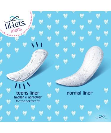 Lil-Lets Teens Pads: Teen Liners for Active Teens - Buy Online on GoSupps.com