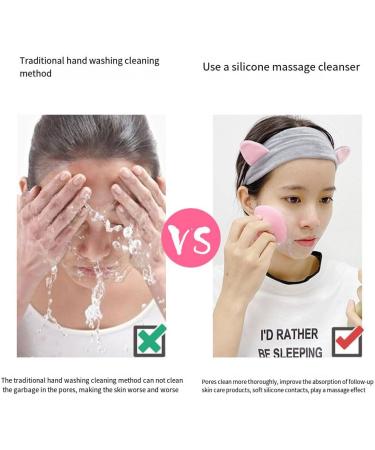 rongweiwang Facial Cleansing And Beauty Brush With Anti-Slip Handle Soft Easy To Clean And Hanging Hole Improves Blackheads black - Buy Online on GoSupps.com