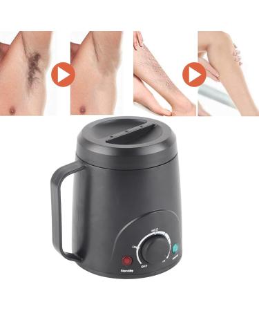 Wax Warmer Hair Removal Wax Heater Adjustable Temperature Electric Reusable for Home for Hair Removal (EU Plug 200V) - Buy Online on GoSupps.com