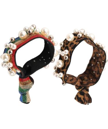 Beaupretty Pearl Hair Rope elastic hair bands hair ribbons for girls for girls hair pearl hairband for women multi-bead Pearl Hair Ties - Buy Online on GoSupps.com