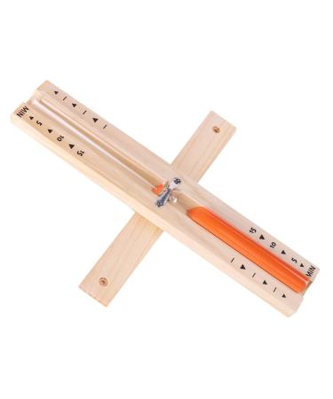 Tahuaon sauna hourglass 15 minutes rotatable wood sauna hourglass with white sand reloj de arena heat -resistant hourglass hourly glass timer orange