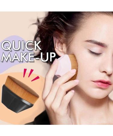 Foundation Makeup Brush Kabuki Hexagon Face Blush Liquid Powder Foundation Brush for Blending Liquid Cream or Flawless Powder Cosmetics - Buy Online on GoSupps.com