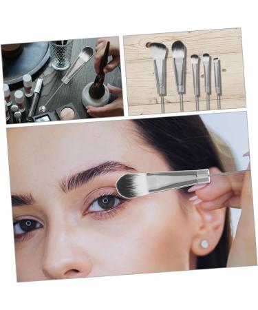 FRCOLOR 2 Sets Metal Handle Makeup Brush Eye Shadow Eyebrow Brush Eyeshadow Loose Powder Brush Eye Makeup Brush Makeup Brush for Women Blush Brush Concealer Brush Beaded Stainless Steel - Buy Online on GoSupps.com