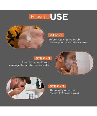 De Tan Removal Face Scrub 100g | Moringa Walnut & Almond Oil | Exfoliate & Deep Clean | Paraben & SLS Free | All Skin Types | Shop Now - Buy Online on GoSupps.com