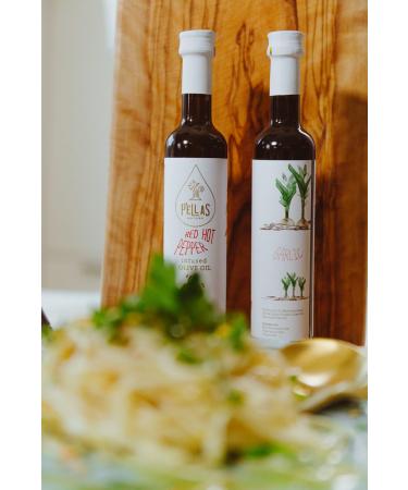 Pellas Nature Extra Virgin Olive Oil with Chilli - Cold-Pressed Award-Winning Kosher 250ml - Pure & Additive-Free from Greece - Buy Online on GoSupps.com