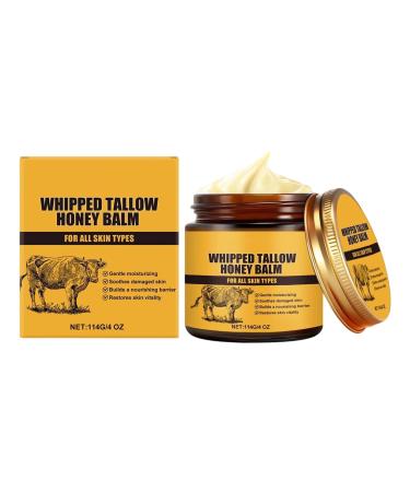 Beef tallow cream balm soothing and repairing formula 114 g whipped beef tallow moisturizing soothing body lotion multifunctional daily moisturizer for oily and g