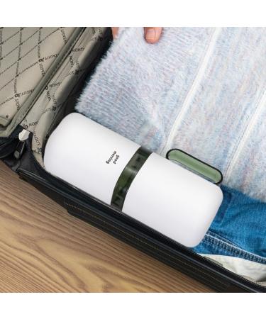 Univolunaris Travel Toothbrush Cup - Washable Camping Hotel Toiletries with Handle | Eco-Friendly Green Design - Buy Online on GoSupps.com