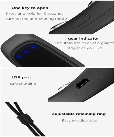 PPGE Home Portable Electric Snore Stopper - Anti Snoring Solution for Deep, Safe and Comfortable Sleep (Size 4pc) - Buy Online on GoSupps.com