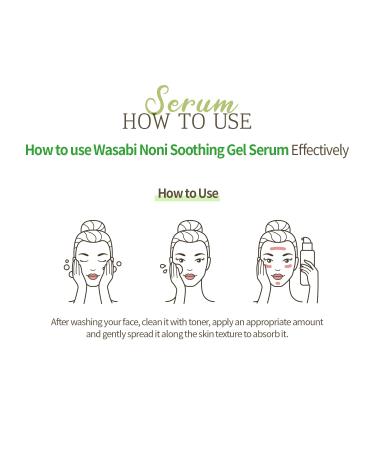 miss dragon Wasabi Noni Soothing Gel Serum (5.07 fl.oz.) Calming Gel Moisturizer for Sensitive & Acne-Prone Skin, Vegan Korean Skincare, pH 5.5, Hyaluronic Acid - Buy Online on GoSupps.com