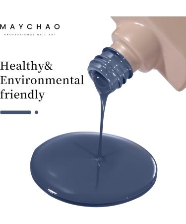 MAYCHAO 15ML Blue Gel Nail Polish 1Pc Dark Blue Gel Polish Soak Off UV LED Nail Polish Nail Art Starter Manicure Salon DIY at Home 0.5 OZ Navy Blue - Buy Online on GoSupps.com