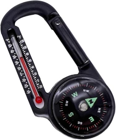 Buy LXUebaix Multifunctional Hand Mountain Climber Thermometer Mini-Compass Keychain | Perfect for Hiking & Camping | International Shipping - Buy Online on GoSupps.com