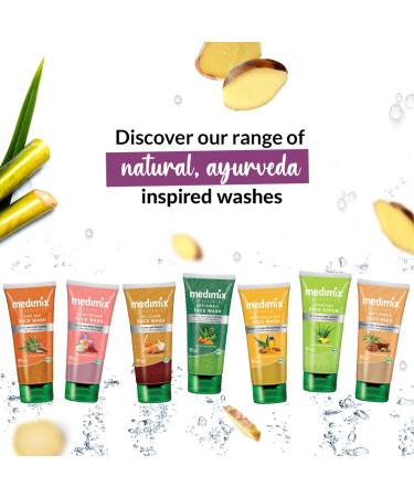 Medimix Ayurvedic Natural Glow Face Wash 100ml (Pack of 3) - Buy Online on GoSupps.com