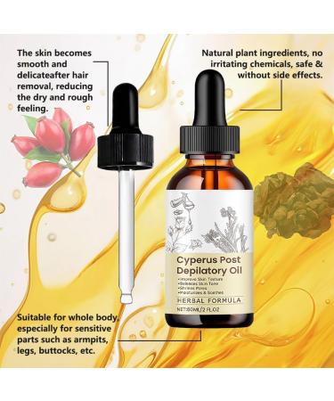 flintronic Cyperus Rotundus Oil Cyperus Rotundus oil for hair removal smooth skin shrinks pores Cyperus Rotundus oil suitable for all skin types 60 ml 60ml - Buy Online on GoSupps.com