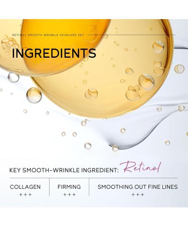 Retinol Travel Skincare Set | Hydrating Essentials for Women | Travel Size Skin Care Kit with Serum Face & Eye Cream | Perfect Beauty Gift Set - Buy Online on GoSupps.com