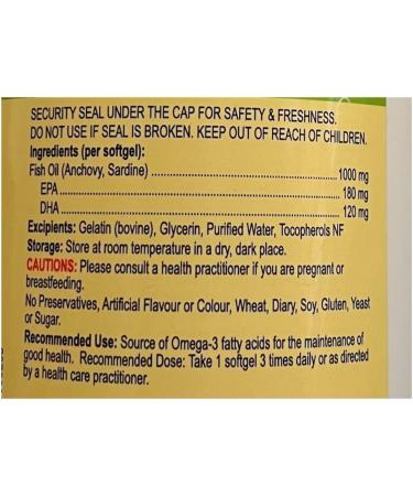 Halal Nutricholai Omega-3 DEEP SEA Fish Oil - Buy Online on GoSupps.com