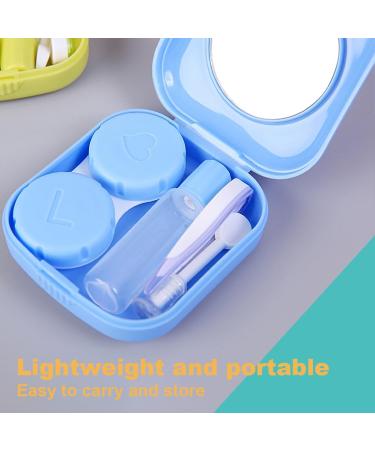 XPEX 2-Pack Contact Lens Containers with Tweezers & Suction Cup Reusable Travel Set for Outdoor Activities (2 Colors) - Buy Online on GoSupps.com